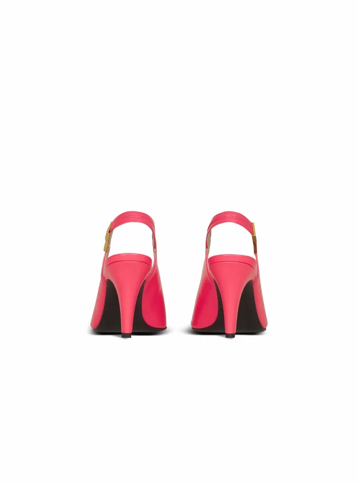 Balmain Sandals Womens Leather Tara Pumps Pink Balmain Sandals Womens Leather Tara Pumps Pink