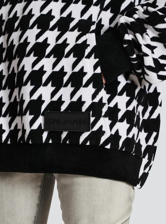 Balmain Sweatshirts Mens Hooded Sweatshirt Black Balmain Sweatshirts Mens Hooded Sweatshirt Black