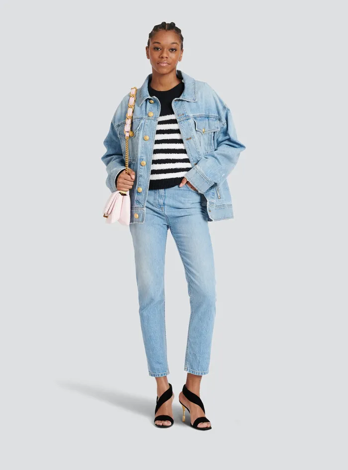Balmain Tops And Shirts Womens Knit TShirt Black Balmain Tops And Shirts Womens Knit TShirt Black