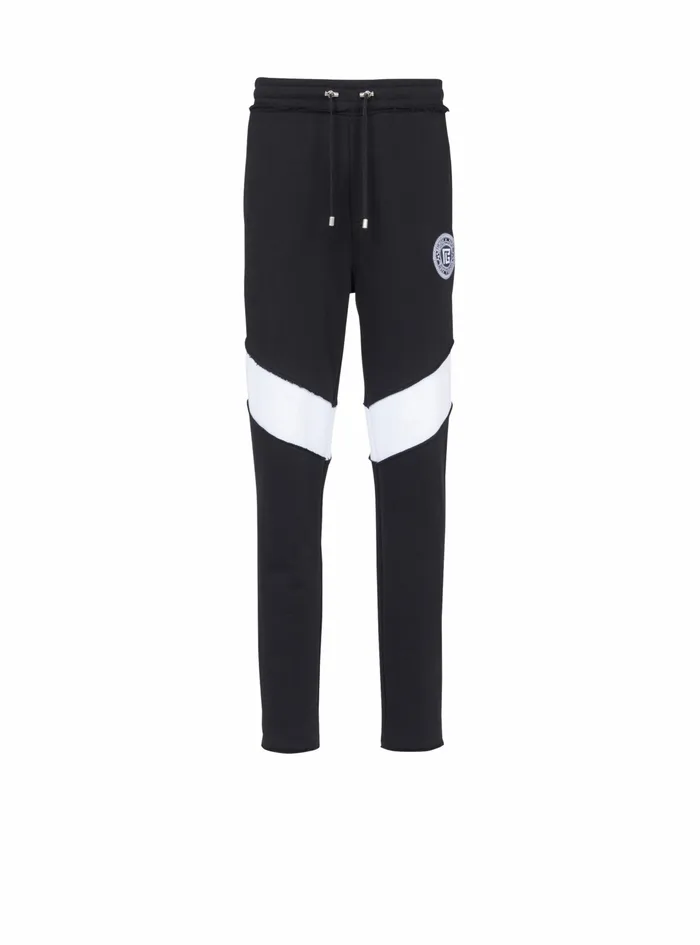 Balmain Trousers And Shorts Mens EcoDesigned Sweatpants Black