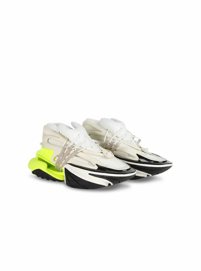 Balmain Unicorn Mens Neoprene And Leather Unicorn LowTop Sneakers Multicolor Balmain Unicorn Mens Neoprene And Leather Unicorn LowTop Sneakers Multicolor