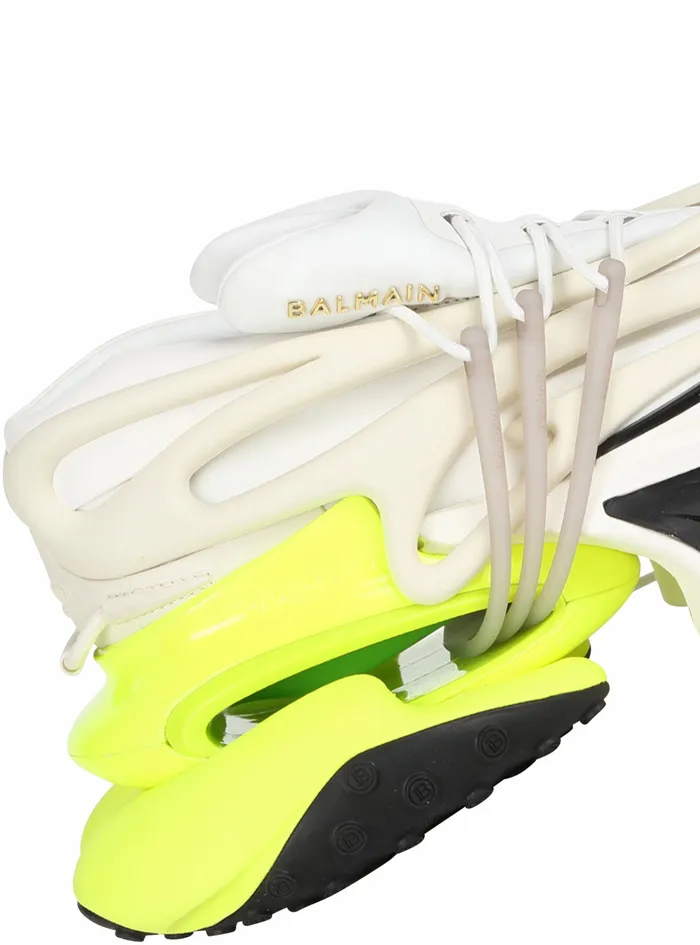 Balmain Unicorn Mens Neoprene And Leather Unicorn LowTop Sneakers Multicolor Balmain Unicorn Mens Neoprene And Leather Unicorn LowTop Sneakers Multicolor