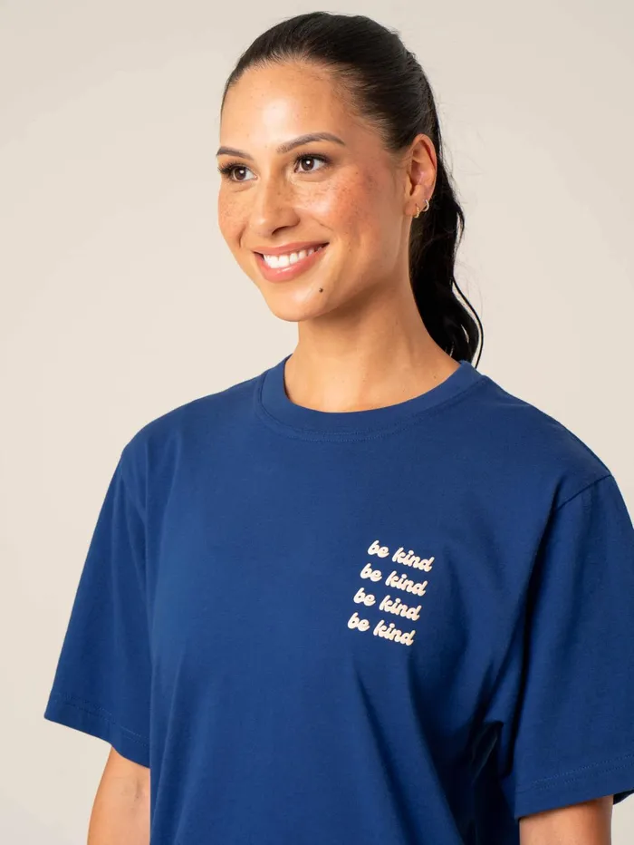 Be Kind TShirt 8211 Navy Women Ryderwear TShirts