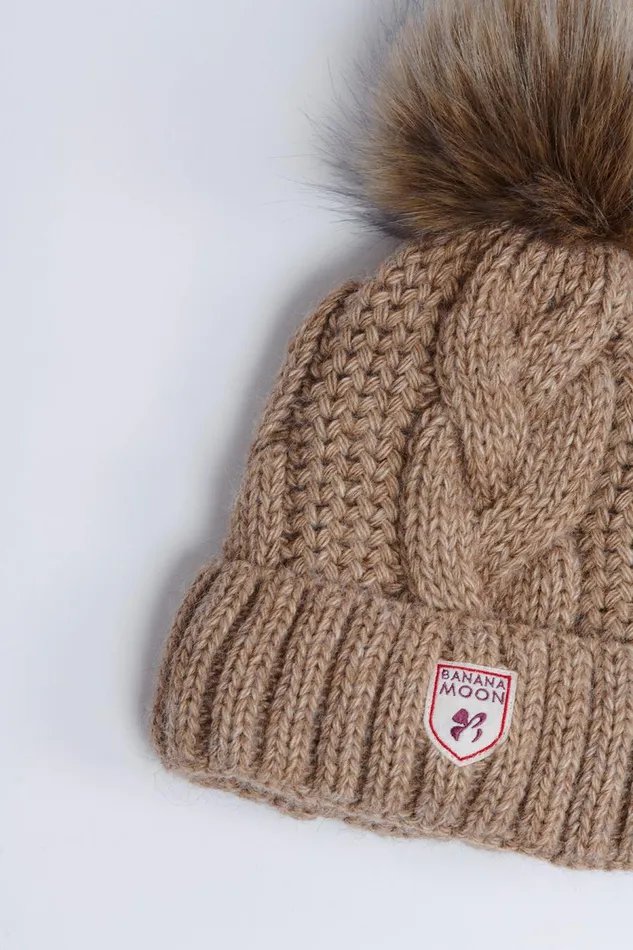 Beanie Beige 8211 ANA GEORGES Beige Women Banana Moon Beanies and Hats