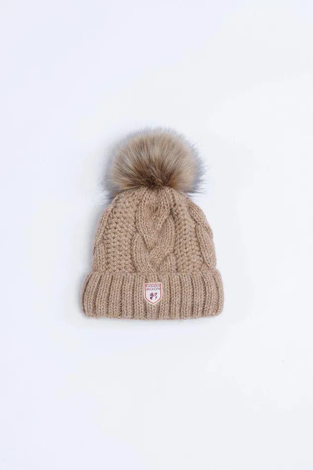 Beanie Beige 8211 ANA GEORGES Beige Women Banana Moon Beanies and Hats