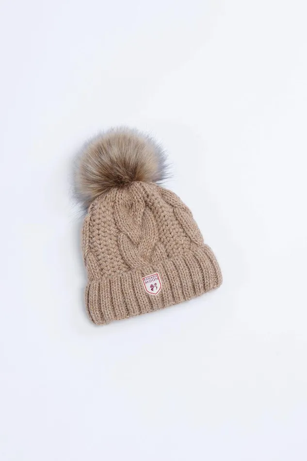 Beanie Beige 8211 ANA GEORGES Beige Women Banana Moon Beanies and Hats