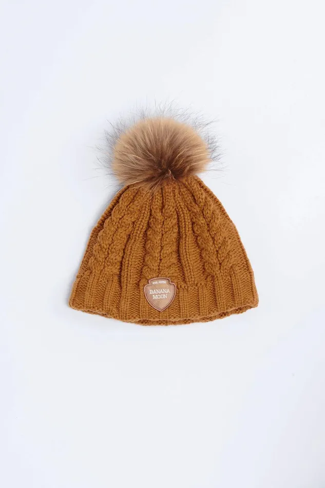 Beanie Brown 8211 DOTTO LEMONWOOD Brown Women Banana Moon Beanies and Hats