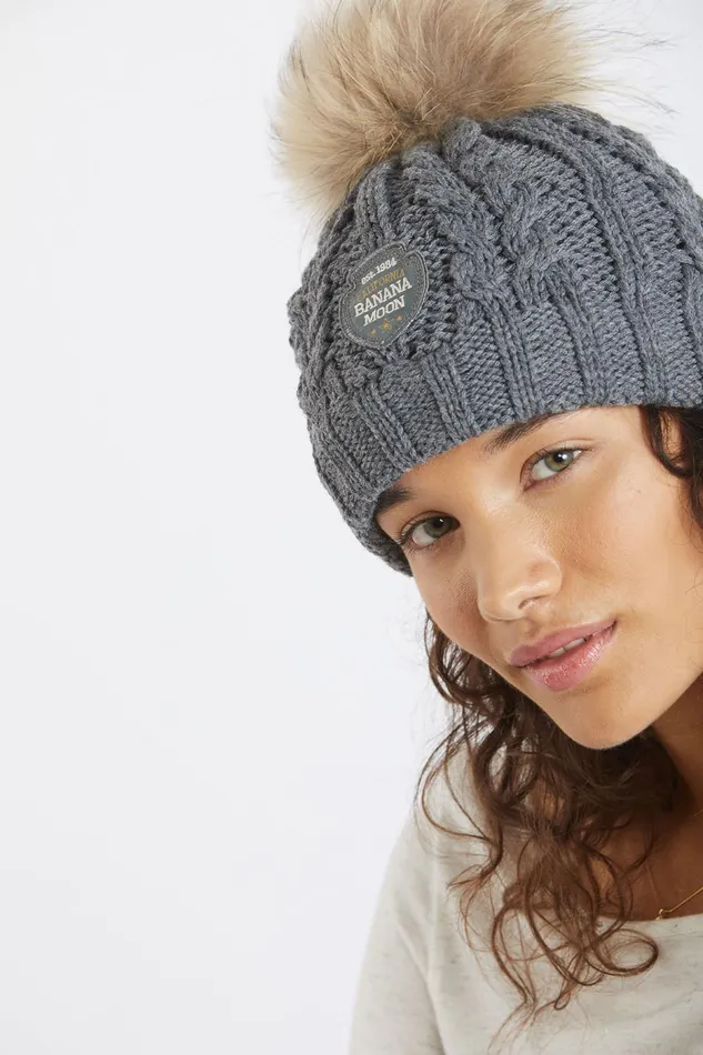 Beanie Grey 8211 DOTTO LEMONWOOD Grey Women Banana Moon Beanies and Hats Beanie Grey 8211 DOTTO LEMONWOOD Grey Women Banana Moon Beanies and Hats