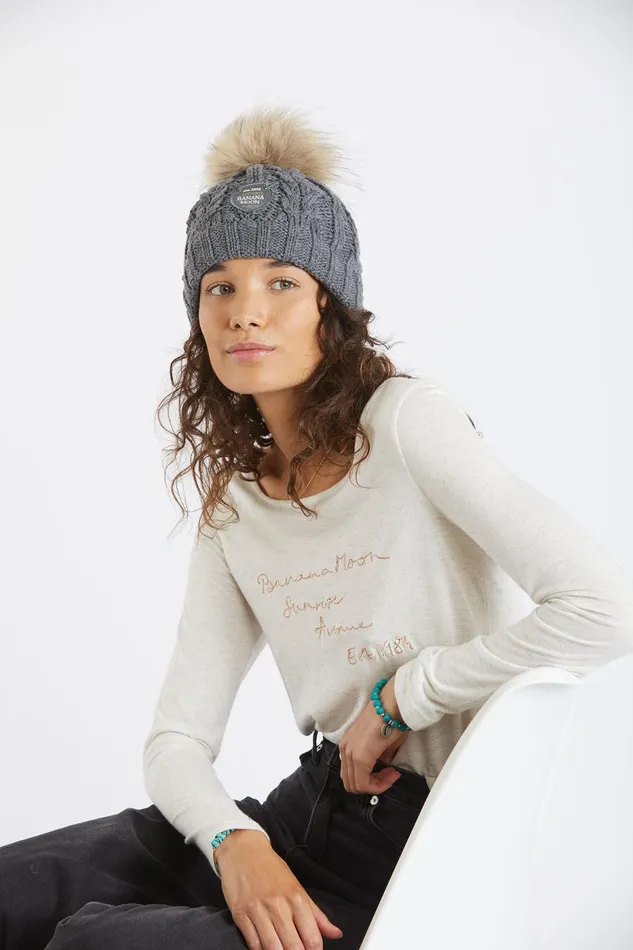 Beanie Grey 8211 DOTTO LEMONWOOD Grey Women Banana Moon Beanies and Hats Beanie Grey 8211 DOTTO LEMONWOOD Grey Women Banana Moon Beanies and Hats