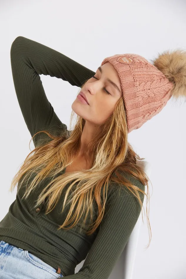 Beanie Pink 8211 DOTTO LEMONWOOD Pink Women Banana Moon Beanies and Hats Beanie Pink 8211 DOTTO LEMONWOOD Pink Women Banana Moon Beanies and Hats