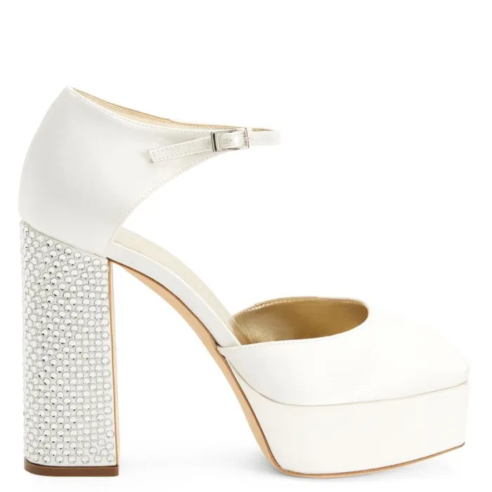 Bebe Pixel White Women Giuseppe Zanotti Sandals