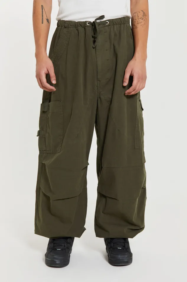Bestsellers Men Jaded London Shop Khaki Parachute Cargo Pants