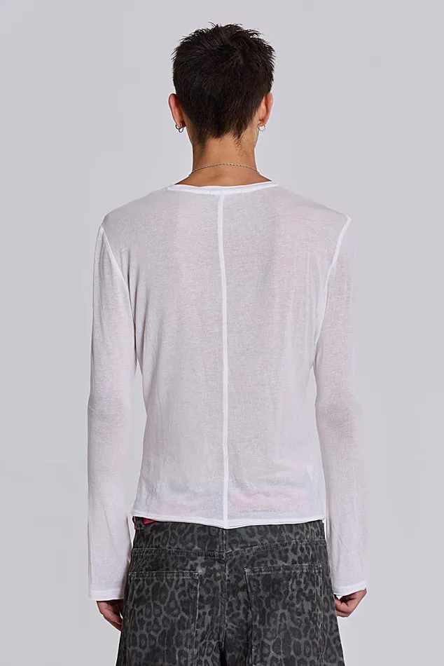 Bestsellers Men Jaded London Shop White Mist Long Sleeve