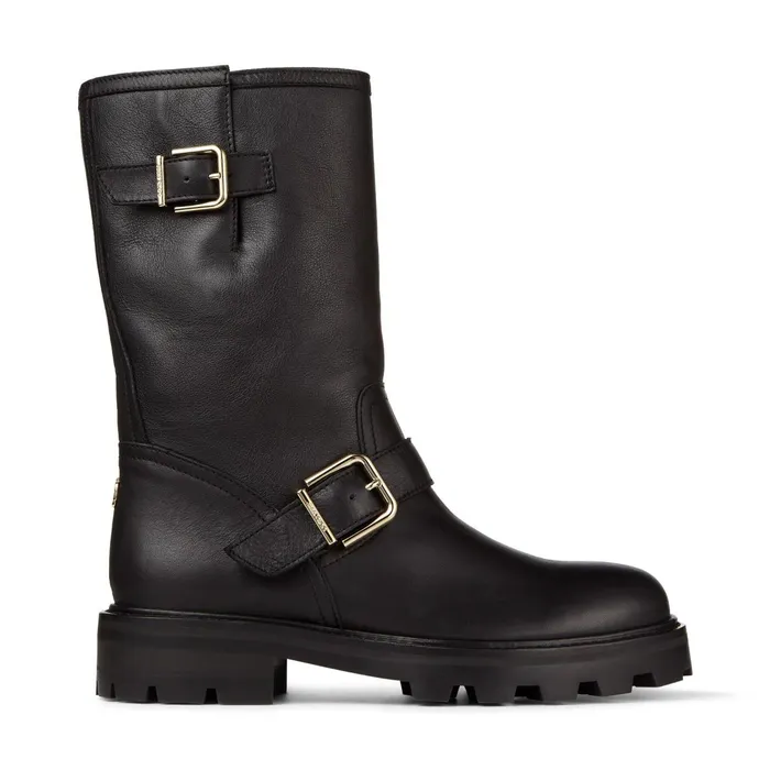 Biker Ii Lined Black Smooth Leather Biker Boots With Shearling Lining Blacknatural Women JIMMY CHOO Boots Biker Ii Lined Black Smooth Leather Biker Boots With Shearling Lining Blacknatural Women JIMMY CHOO Boots