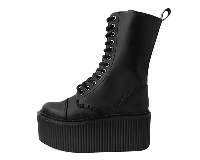 Black 12Eye Casbah Stratocreeper Boot Men TUK Shoes Boots