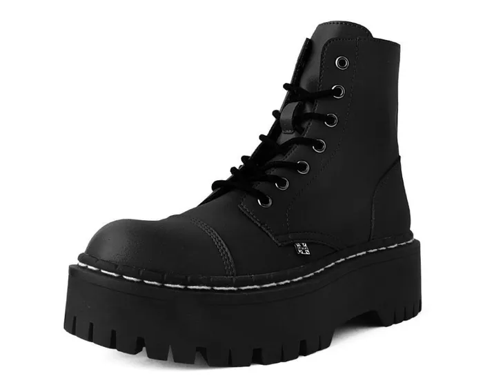 Black 7Eye Double Decker Boot Men TUK Shoes Boots