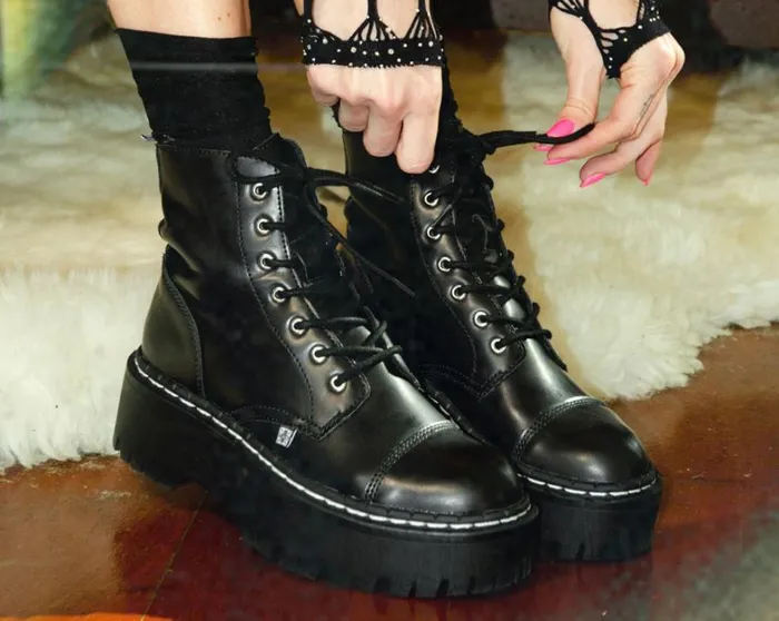 Black 7Eye Double Decker Boot Men TUK Shoes Boots Black 7Eye Double Decker Boot Men TUK Shoes Boots