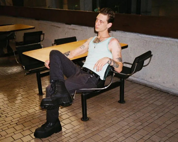 Black 8Eye Anarchic Airship Boot Women TUK Shoes Platforms Black 8Eye Anarchic Airship Boot Women TUK Shoes Platforms