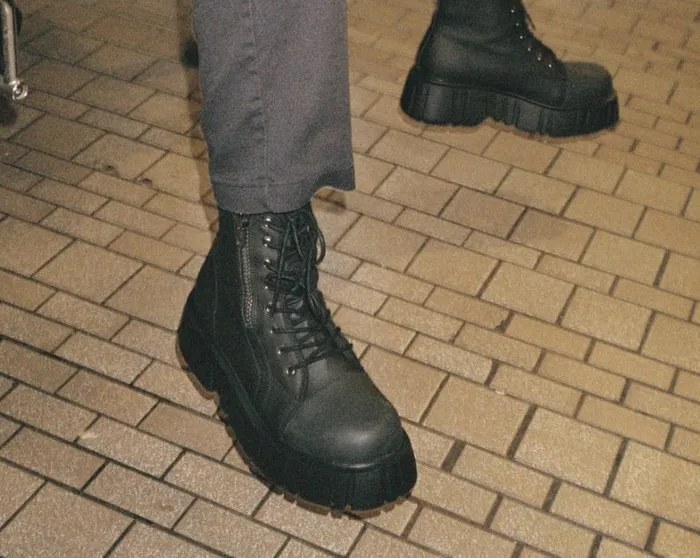 Black 8Eye Anarchic Airship Boot Women TUK Shoes Platforms Black 8Eye Anarchic Airship Boot Women TUK Shoes Platforms