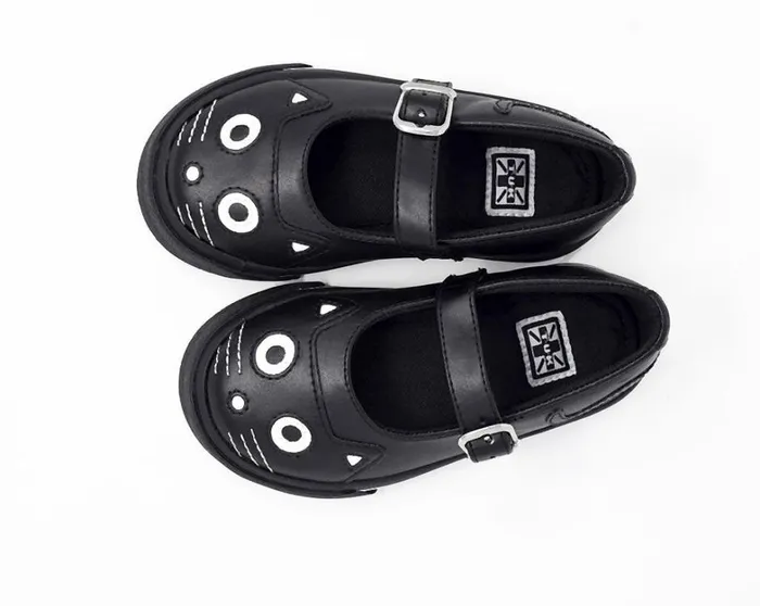 Black and White Kitty Mary Jane Toddler Sneaker Women TUK Shoes Kitty Styles Black and White Kitty Mary Jane Toddler Sneaker Women TUK Shoes Kitty Styles