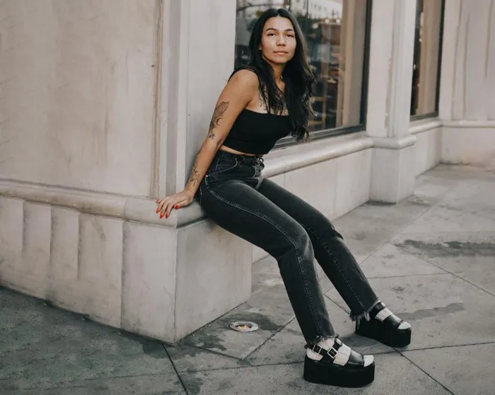 Black BrushOff Strato Sandal Women TUK Shoes Platforms Black BrushOff Strato Sandal Women TUK Shoes Platforms