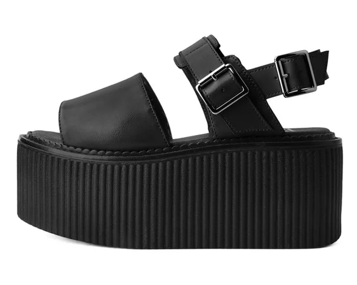 Black BrushOff Strato Sandal Women TUK Shoes Platforms Black BrushOff Strato Sandal Women TUK Shoes Platforms