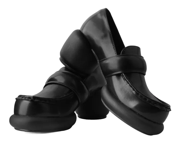 Black Bubble II Anarchic Loafer Women TUK Shoes Vegan Black Bubble II Anarchic Loafer Women TUK Shoes Vegan