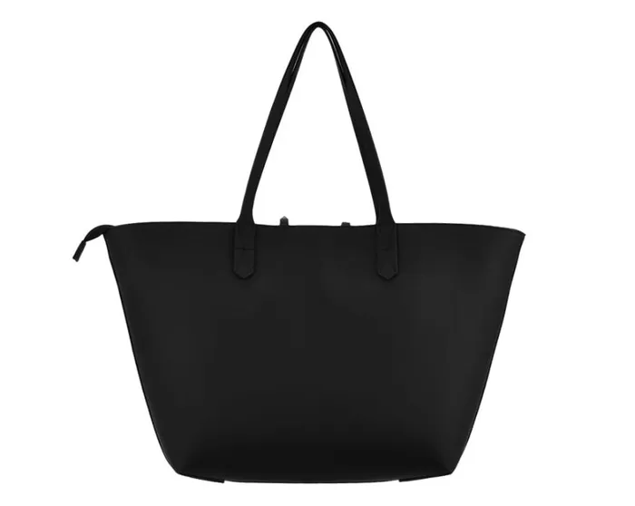 Black Faux Leather Studded Tassel Tote Bag Adult TUK Shoes Stickers Pins Patches Totes Black Faux Leather Studded Tassel Tote Bag Adult TUK Shoes Stickers Pins Patches Totes
