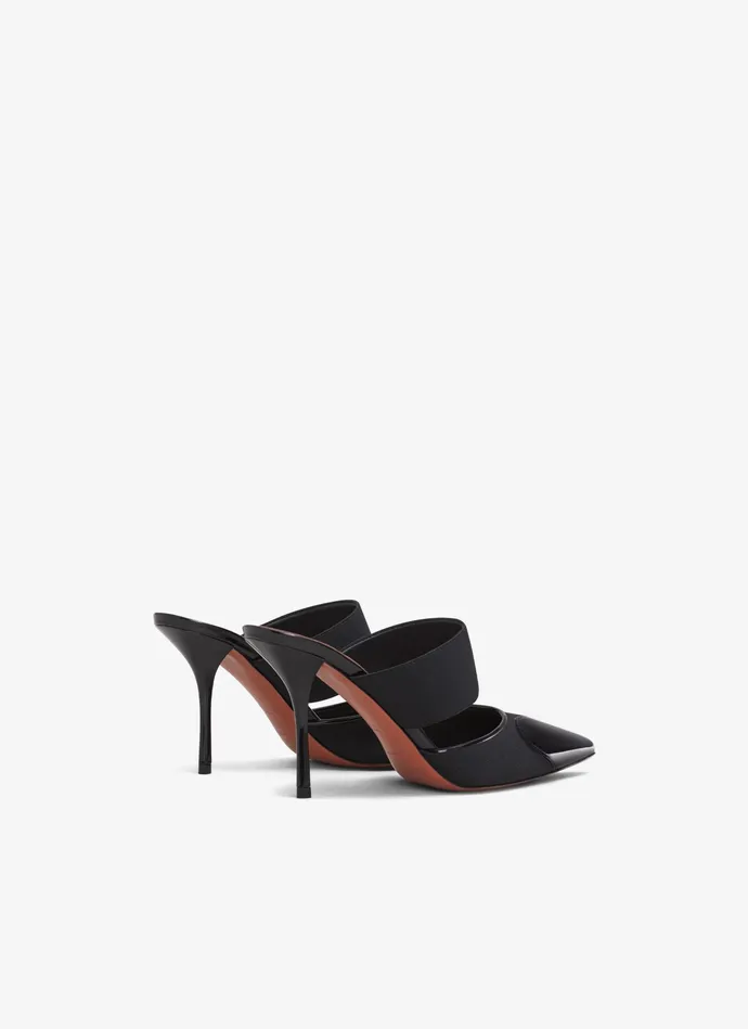 Black LE CUR MULES IN PATENT CALFSKIN Women Alaa Mules Black LE CUR MULES IN PATENT CALFSKIN Women Alaa Mules