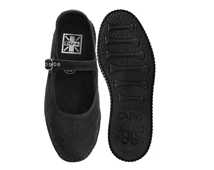 Black Mesh Web Viva Low Mary Jane Women TUK Shoes Mary Janes Black Mesh Web Viva Low Mary Jane Women TUK Shoes Mary Janes