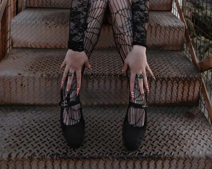 Black Mesh Web Viva Low Mary Jane Women TUK Shoes Mary Janes Black Mesh Web Viva Low Mary Jane Women TUK Shoes Mary Janes