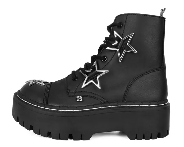 Black Star 7Eye Double Decker Boot Men TUK Shoes Boots Black Star 7Eye Double Decker Boot Men TUK Shoes Boots