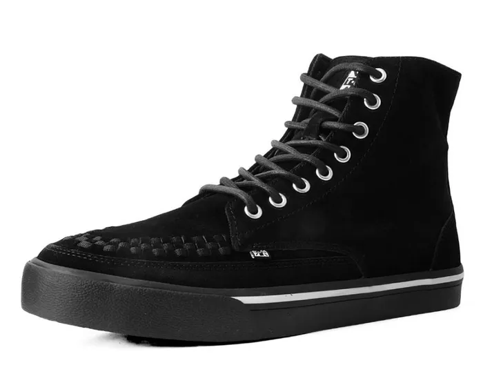 Black Suede 8Eye Sneaker Boot Men TUK Shoes Sneakers