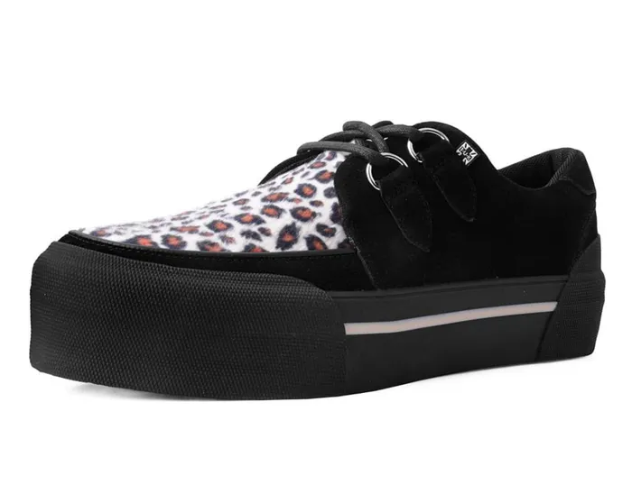 Black Suede Platform Sneaker Men TUK Shoes Sneakers