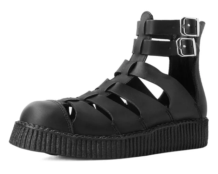 Black TUKskin Vegan Gladiator Viva Low Sole Creeper Sandals Women TUK Shoes Sandals Black TUKskin Vegan Gladiator Viva Low Sole Creeper Sandals Women TUK Shoes Sandals