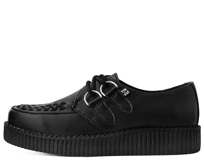 Black TUKskin Vegan Viva Low Sole Creepers Women TUK Shoes Vegan Black TUKskin Vegan Viva Low Sole Creepers Women TUK Shoes Vegan