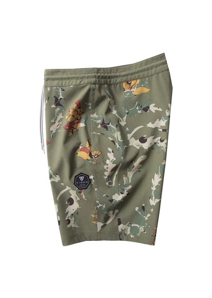 Boardshorts Men Vissla Sight Study 185034 Boardshort Olive Boardshorts Men Vissla Sight Study 185034 Boardshort Olive
