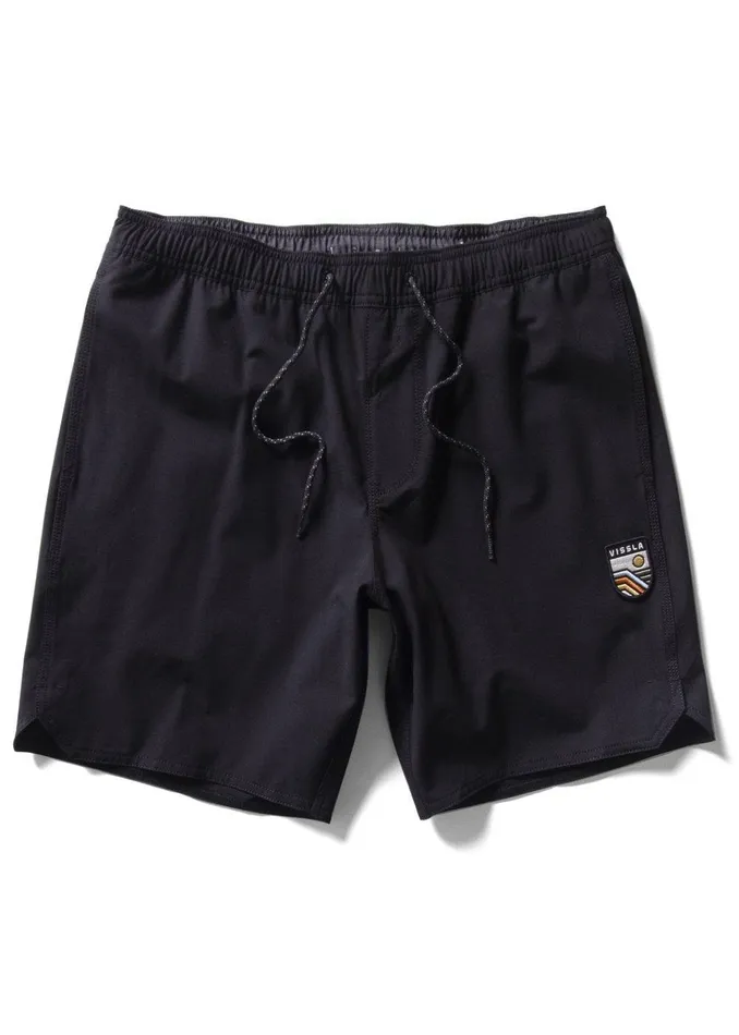 Boardshorts Men Vissla Solid Sets 175034 Ecolastic Black