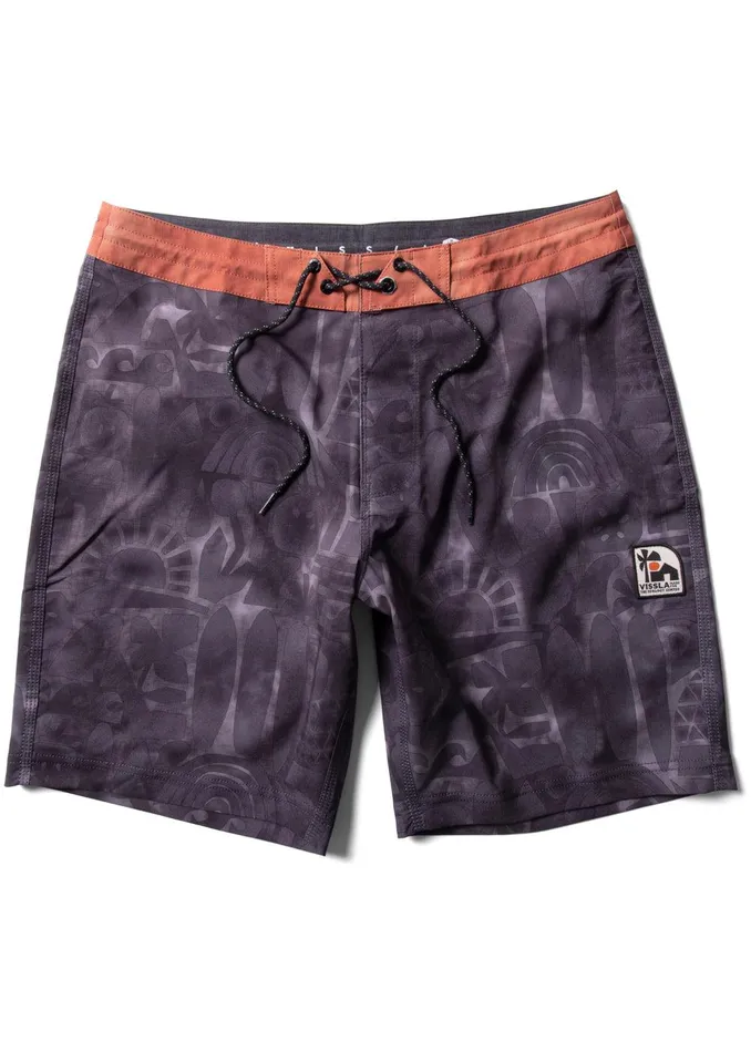 Boardshorts Men Vissla The Ecology Center Glyphs 185034 Boardshort Phantom