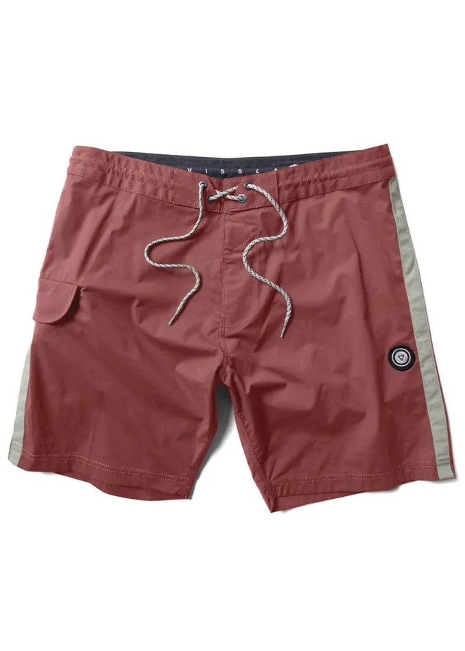 Boardshorts Men Vissla Trip Out 175034 Boardshort Red Wash