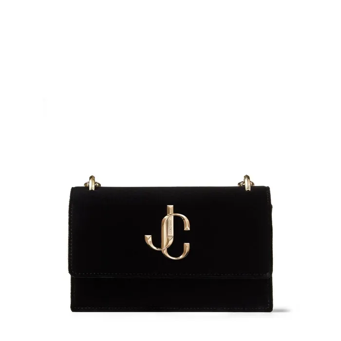 Bohemia Black Velvet Clutch Bag With Chain Strap Black Women JIMMY CHOO Small Leather Goods Bohemia Black Velvet Clutch Bag With Chain Strap Black Women JIMMY CHOO Small Leather Goods