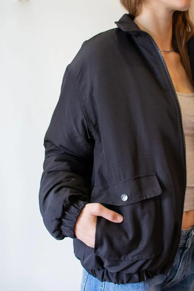 Bomber Jacket Women Subdued Coats and Jackets