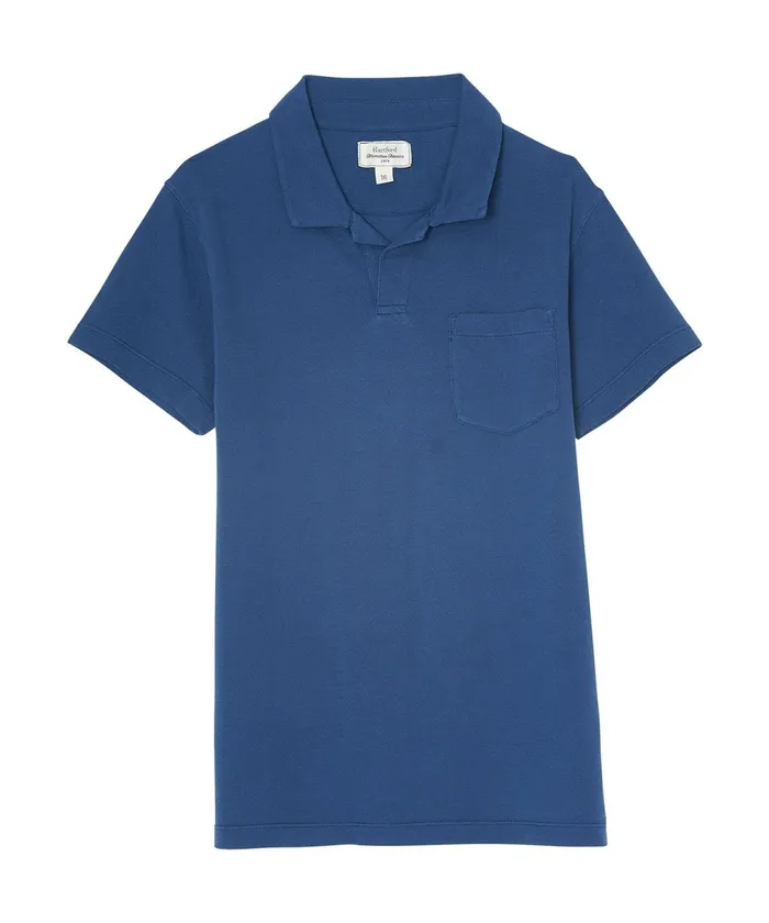 Boys Hartford Clothing Blue Cotton Pique Kids Polo
