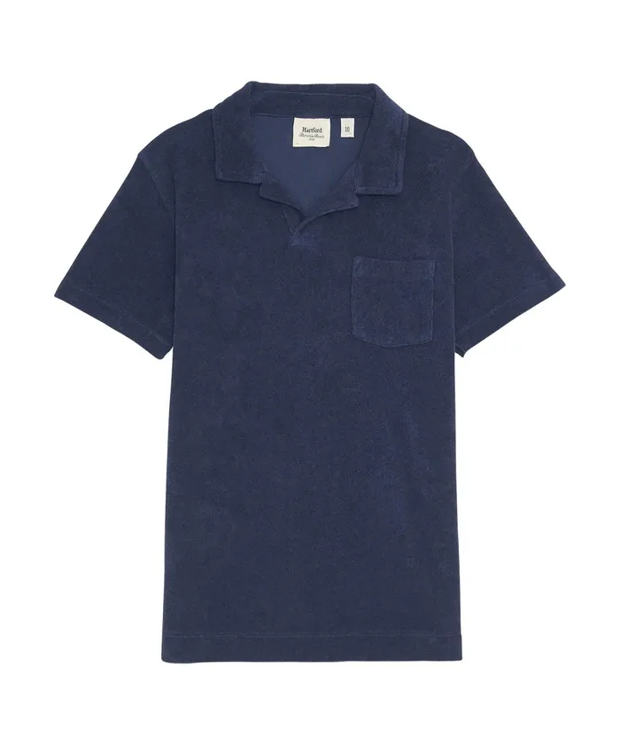 Boys Hartford Clothing Blue Kids Towelling Polo