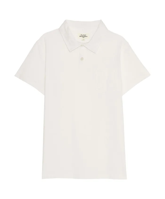 Boys Hartford Clothing White Cotton Kids Jersey Polo