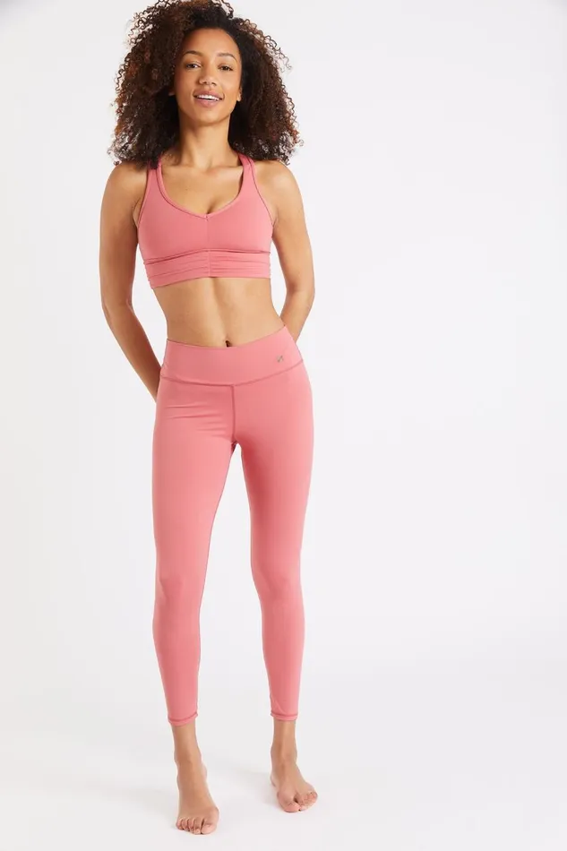 Bralette High Neck Top Pink 8211 FLOW WELLNESS Pink Women Banana Moon Tops