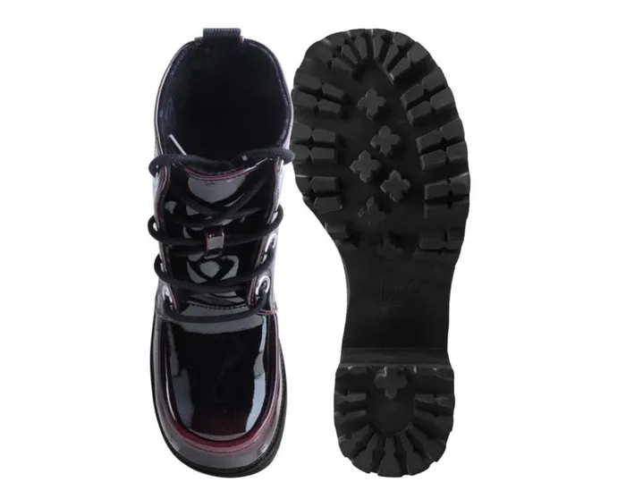 Burgundy Gradient Nosebleed Women TUK Shoes Boots Burgundy Gradient Nosebleed Women TUK Shoes Boots