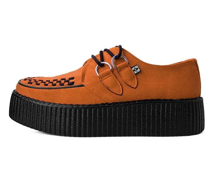 Burnt Orange Viva Mondo Creeper Women TUK Shoes Vegan Burnt Orange Viva Mondo Creeper Women TUK Shoes Vegan