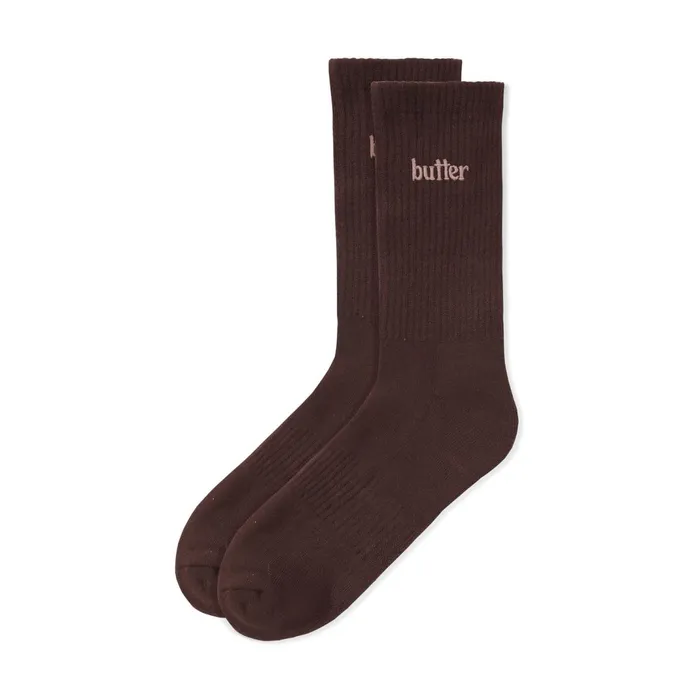 Butter Goods Basic Socks Brown Men Accessories