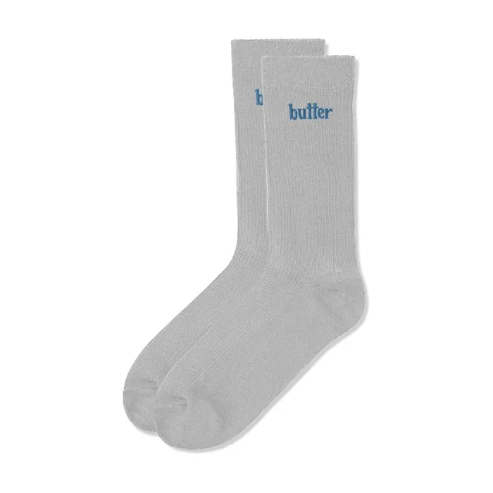 Butter Goods Basic Socks Grey Men Accessories